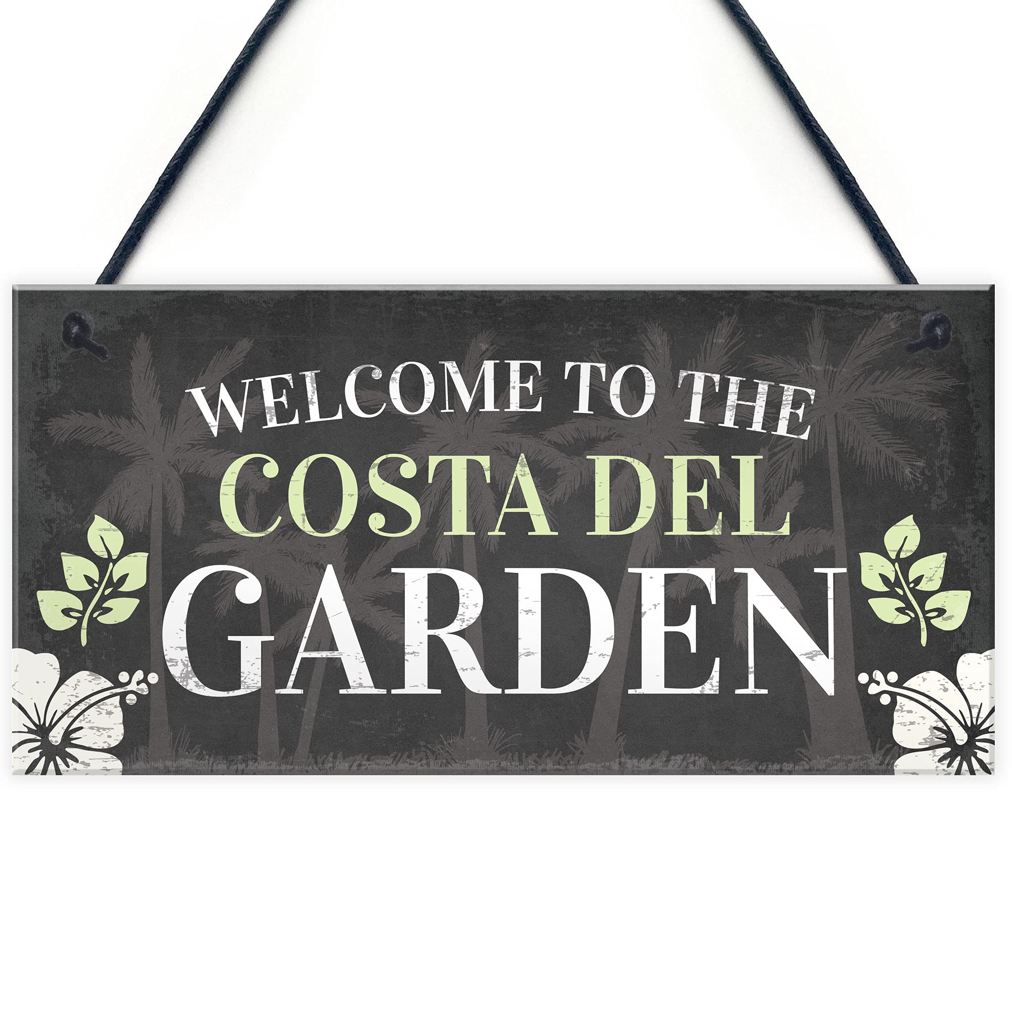 RED OCEAN Welcome Sign Garden Signs And Plaques For Outdoor Funny Shed Sign