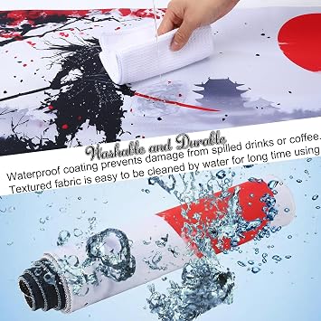 Invalidism Large Mouse Pad Extended XL Mousepad with Non-Slip Rubber(Japan)