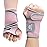 INDEEMAX 2 Pack Copper Wrist Brace Support for Carpal Tunnel, Pain Relief, Arthritis, Tendonitis, Adjustable Wrist Braces Compression Wraps Both Hands, Fit for Men and Women