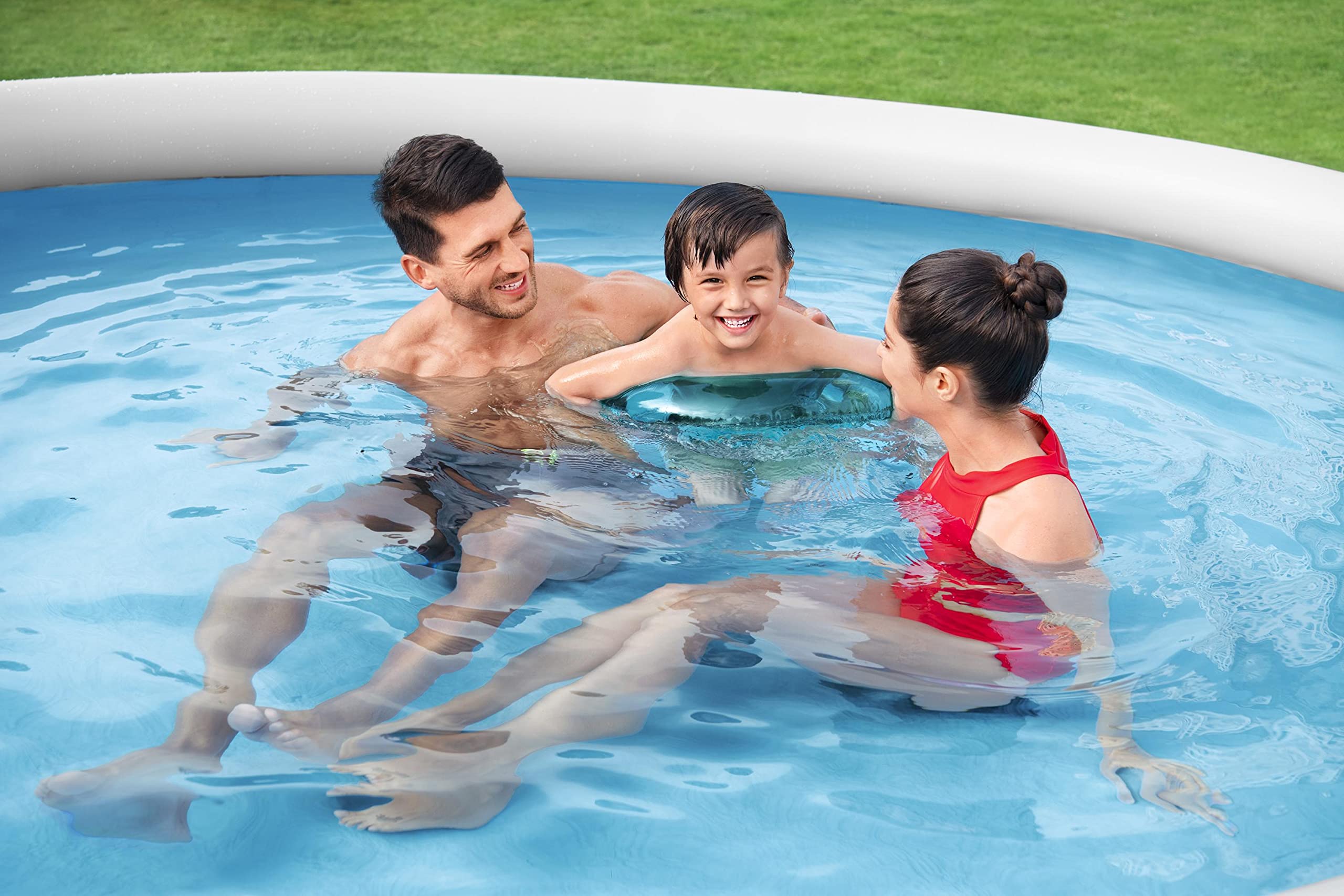 Bestway 57443 Piscina Gonfiabile Fast Set Rotonda da 366x76 cm