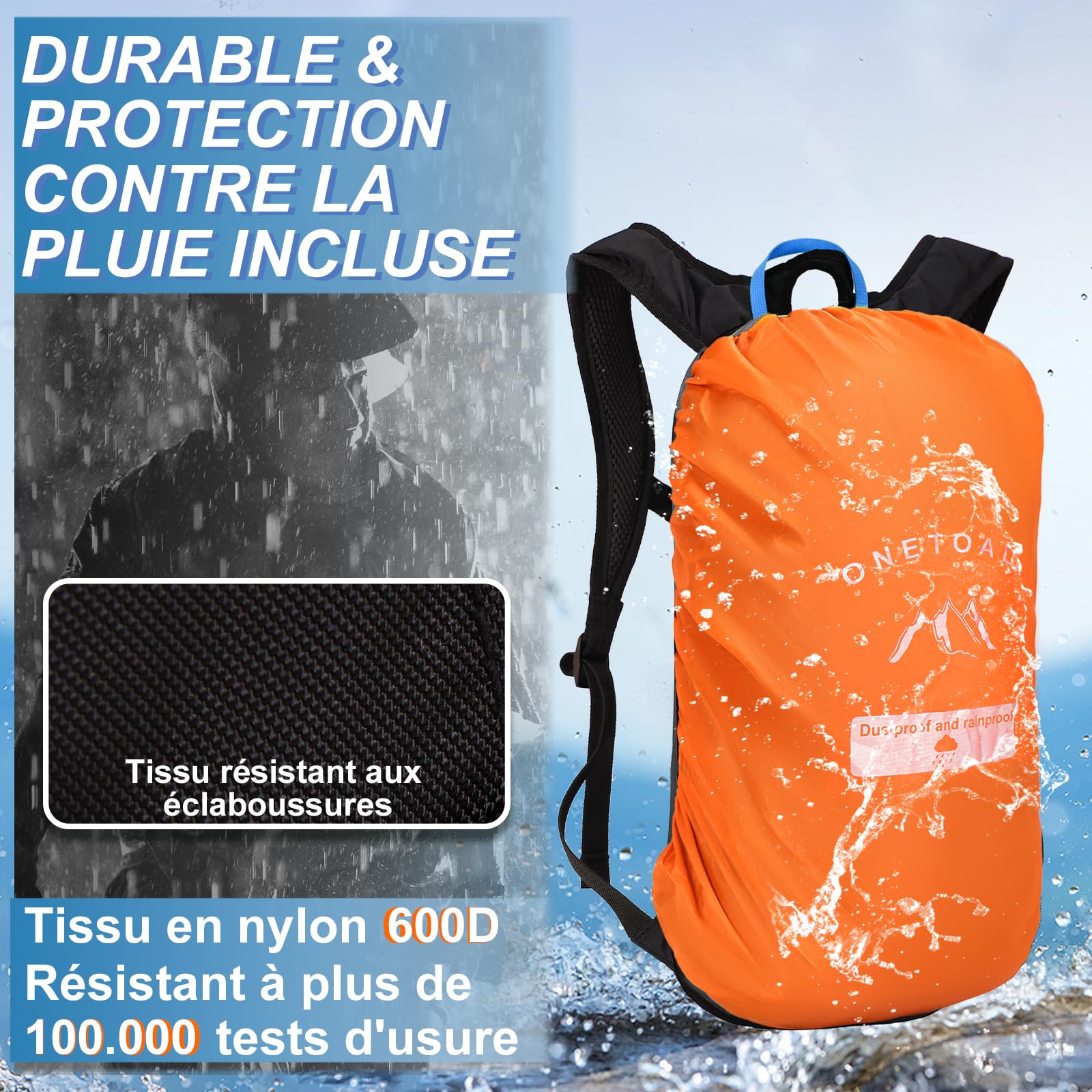 LOCAL LION 12L Sac à Dos de Vélo Sac de Bicyclette Randonnée Alpinisme Montagne Sport Camping Course Sac Cyclisme Ultraléger Respirable Unisexe