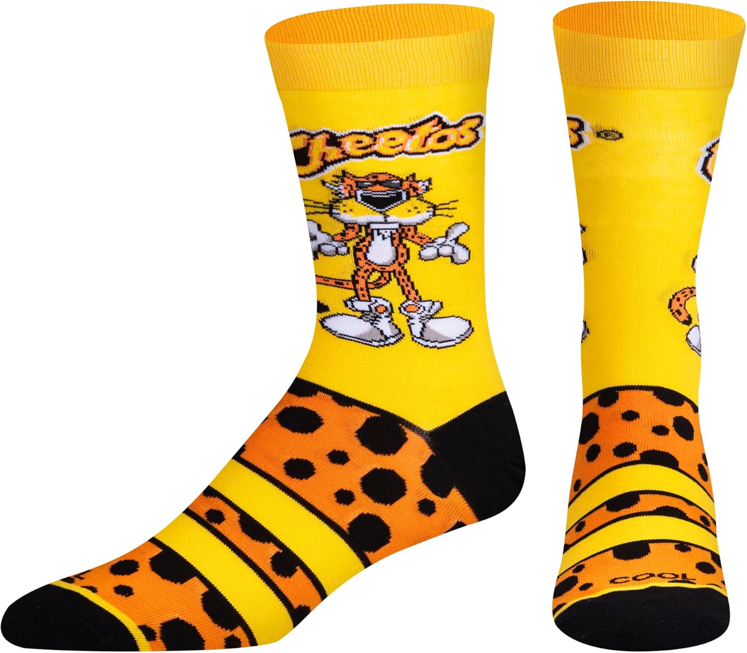 Cool Socks, Men's Funny Graphic Novelty Sock, Chester Cheetah Cheetos, Adult Large - Image 2