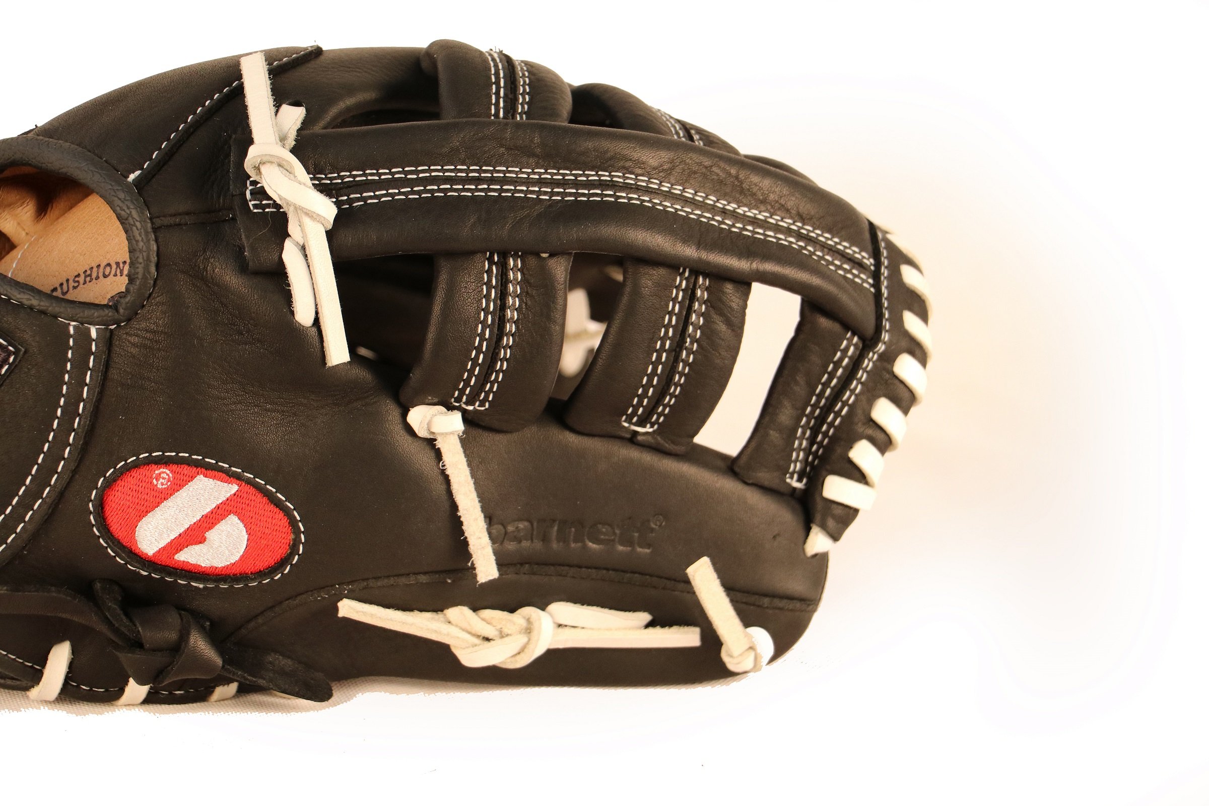 Barnett GL-130 Baseballhandschuh, Wettkampf, Outfield, 13 Zoll, Schwarz