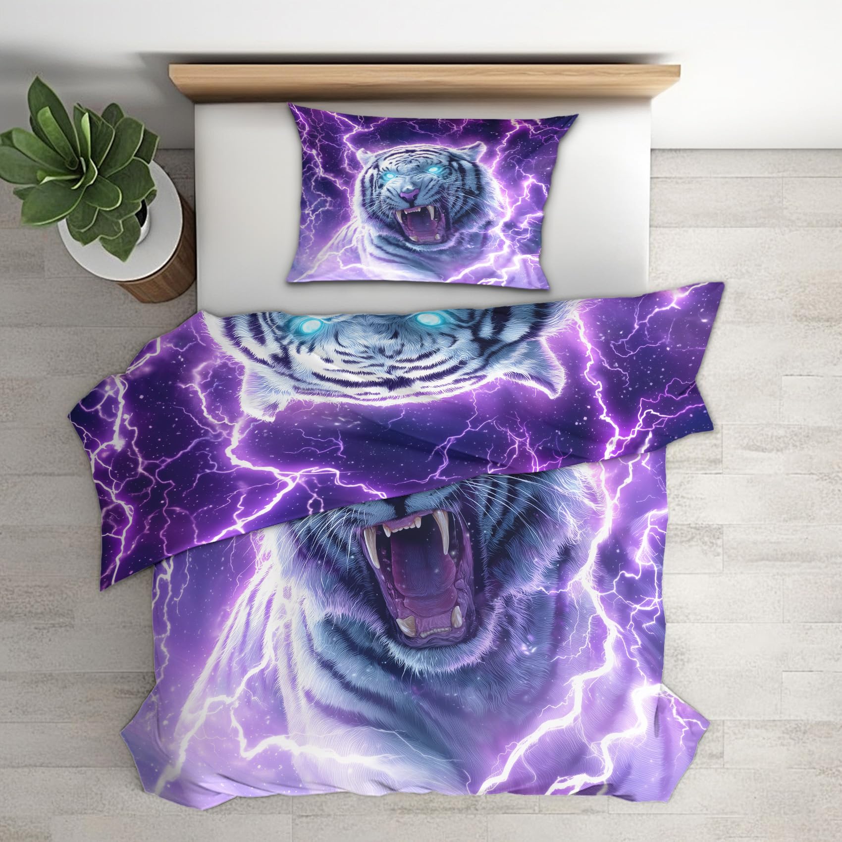Parure de lit animal fantastique tigre pour transformer l'ambiance de votre chambre