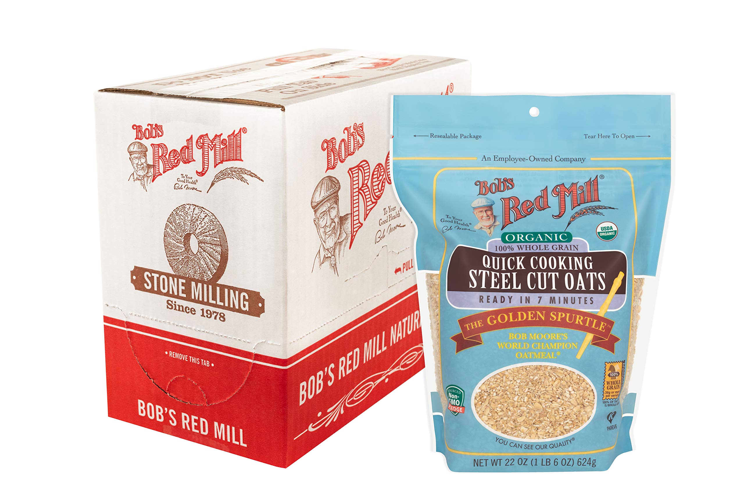 bobs red mill organic quick cooking steel cut oats