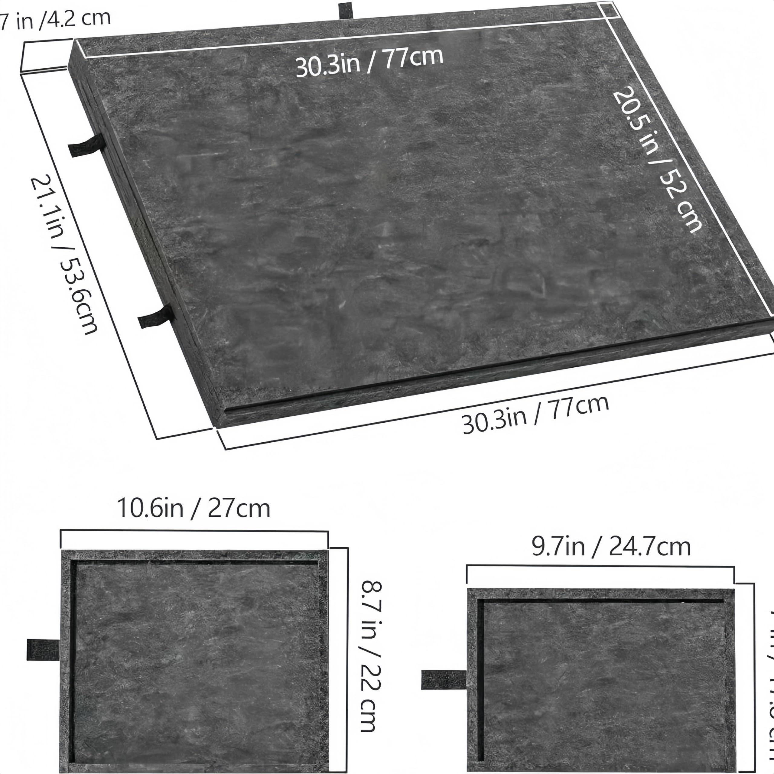 Tabla de rompecabezas portátil, mesa de rompecabezas reclinable con soporte ajustable, tablero de rompecabezas de fieltro ligero con tapa y 6 cajones de clasificación, para hasta 1000 piezas de camelo