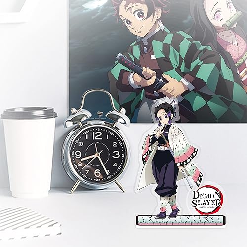 Miniatura 2 de ABYstyle Demon Slayer Kimetsu no Yaiba Shinobu Kocho Acryl - Figura de soporte acrílico de 4 pulgadas de alto, accesorios de escritorio, regalo