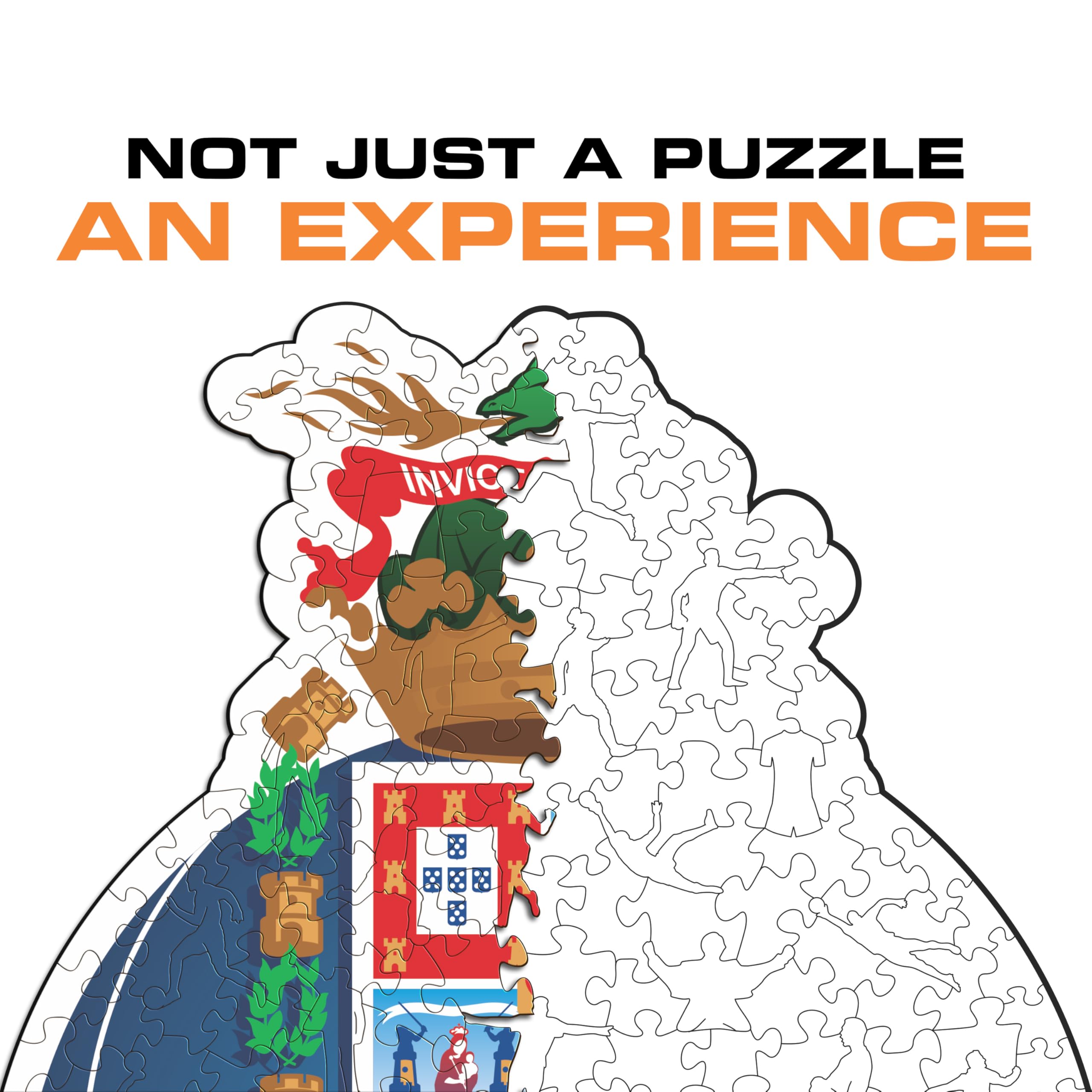Iconic Puzzles - Porto, Logo, Officially Licensed Wooden Puzzle, 100% Sustainable, Gift for Adults and Children Size S, 150 Pieces - Image 4