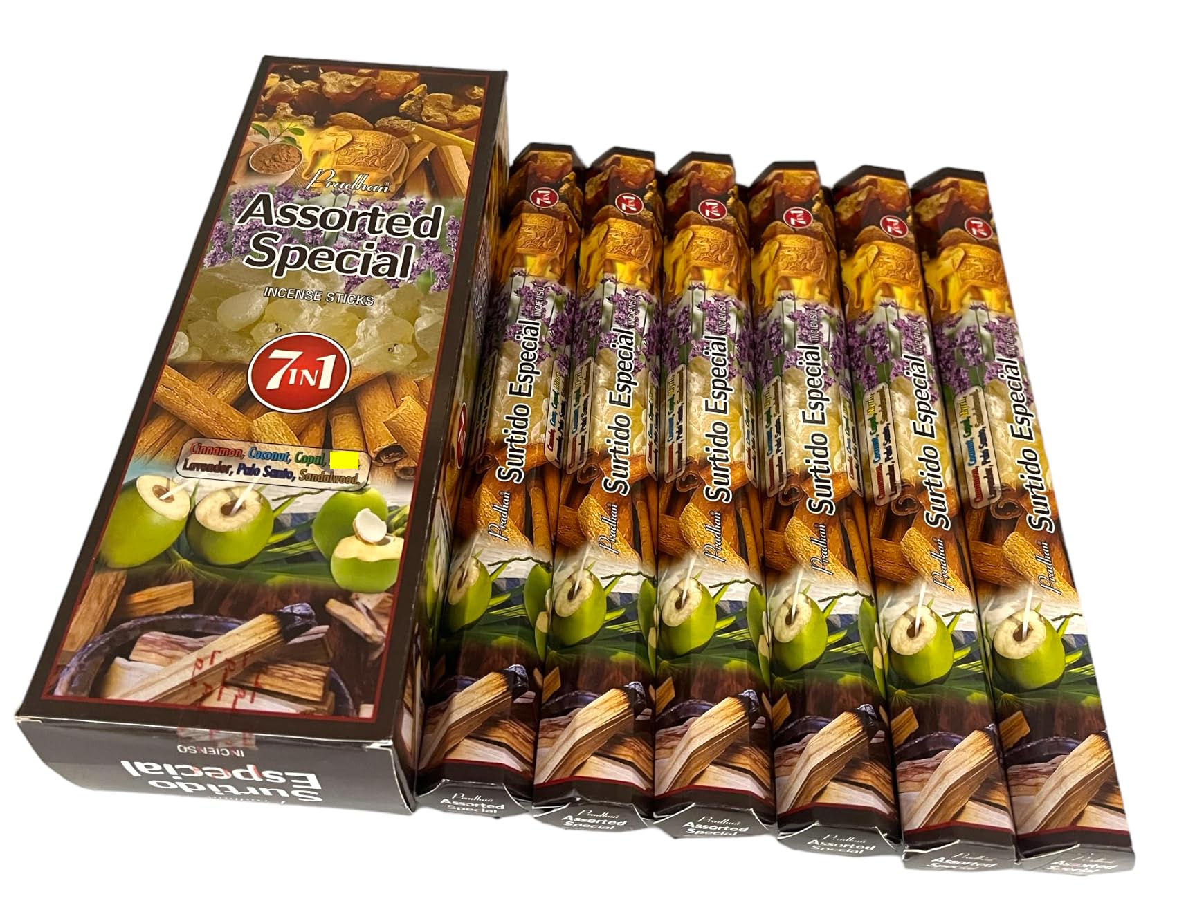 Amazon.com: Pradhan - 7 Scents Sampler - Assorted Special : Home