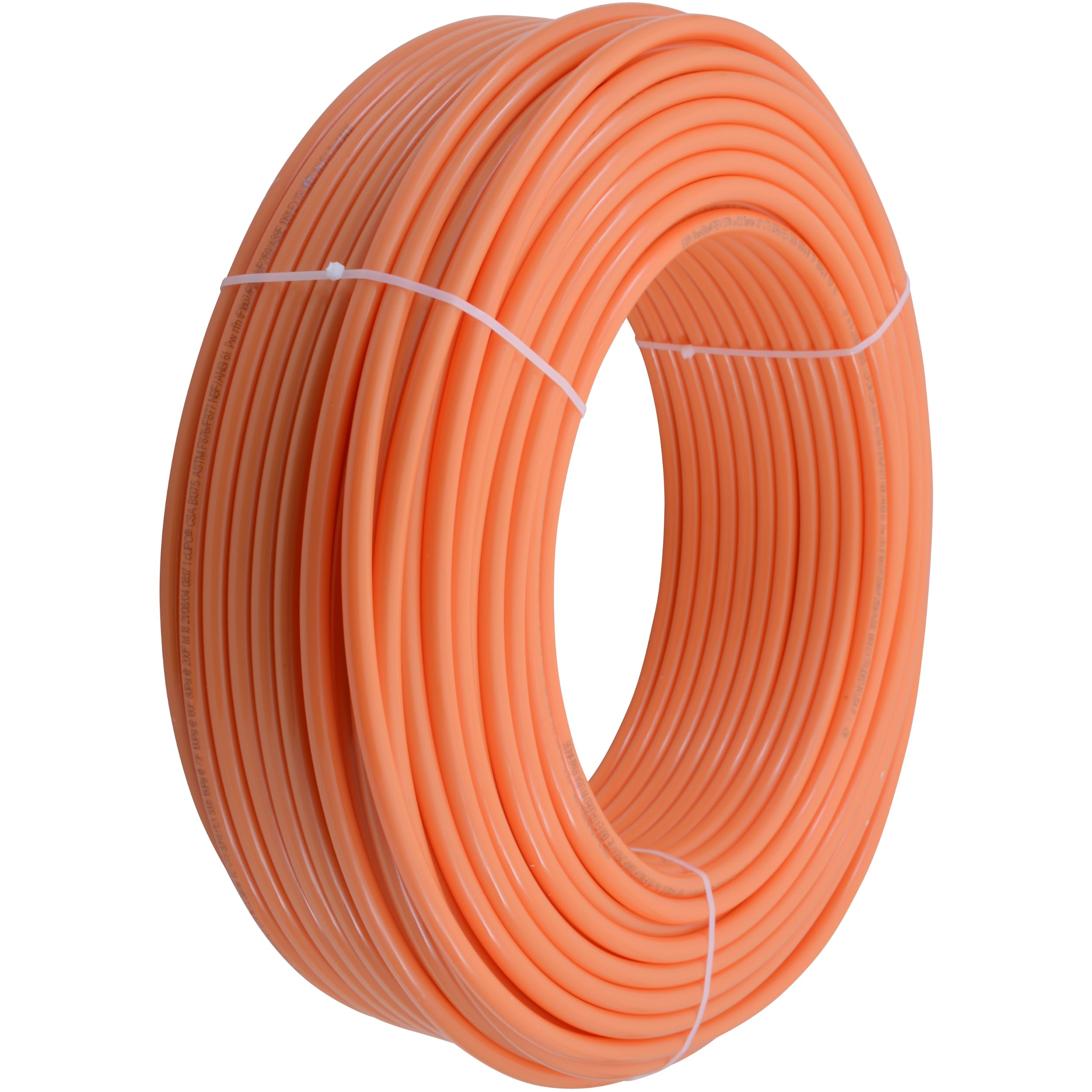 1/2 Inch x 500 Feet Orange PEX Pipe, Made in the USA, Oxygen Barrier Flexible Water Tubing for Radiant and Hydronic Heating, U860O500