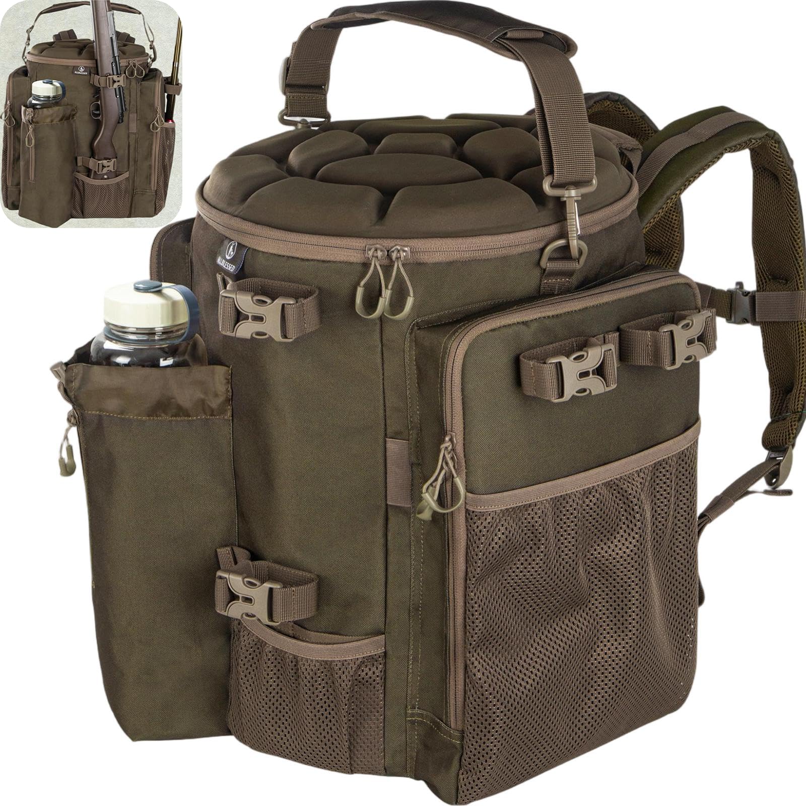 Hunting Bucket Backpack - Seat & 5-Gallon Carrier -10