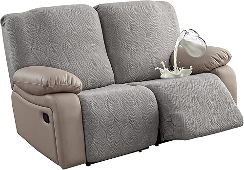 Miniatura 28 de Fundas de sofá reclinable 100% impermeables, 3 piezas cubiertas elásticas para sofá reclinable para sofá de 3 cojines, apto para mascotas, fundas de