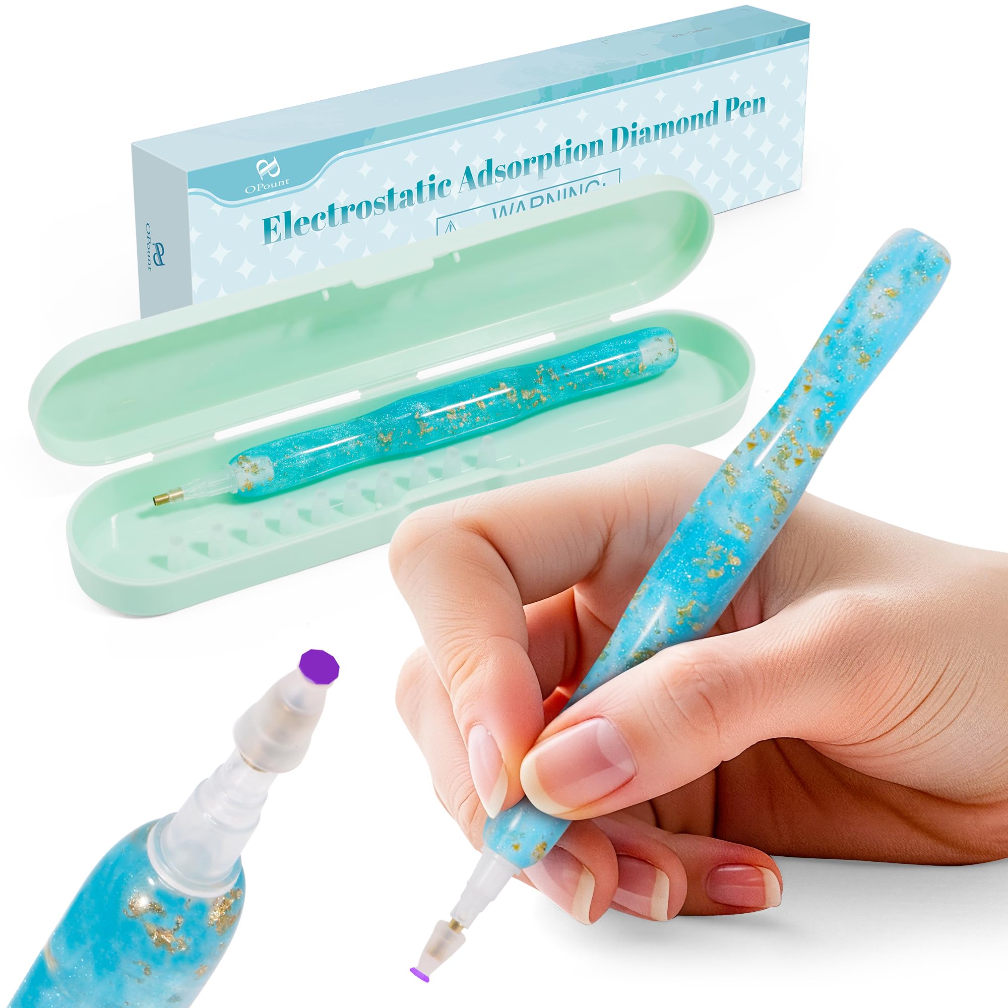 PP OPOUNT Diamond Art Pens, 2026 Electrostatic Pen for Diamond Art Kit for Adult