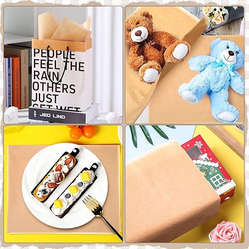 Miniatura 5 de 250 unidades de papel de seda de archivo sin ácidos, sin ácidos, sin papel, intercalado, para ropa, textiles, ropa de cama, libros, fotos, joyas,