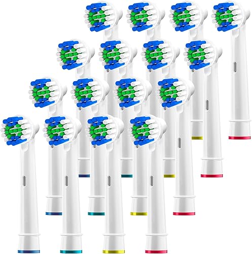 Cabezales de cepillo de repuesto compatibles con Oral B, cabezales de repuesto para cepillos de dientes eléctricos Oralb Braun Pro 1000 Sonic Clean