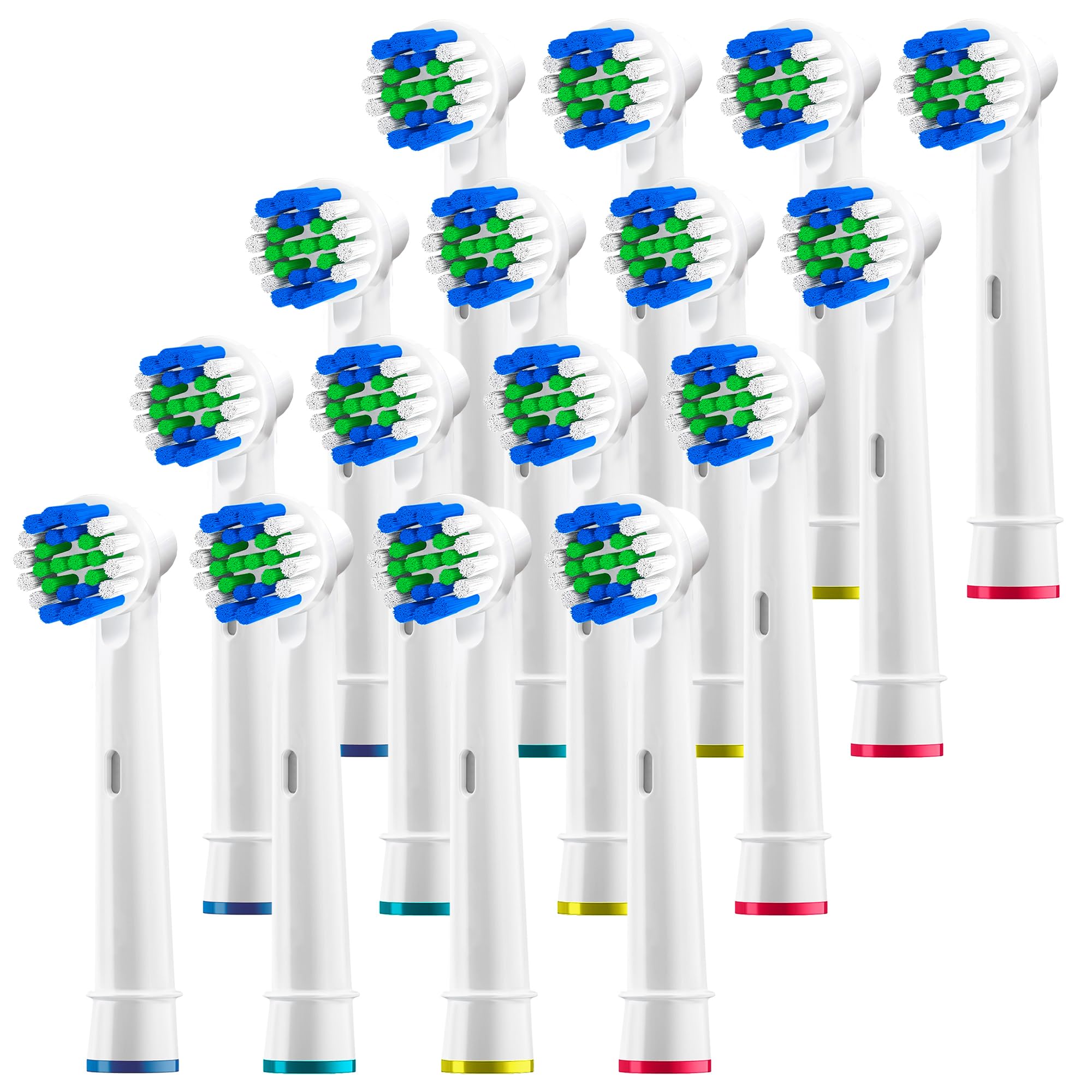 Replacement Brush Heads Compatible with Oral B Electric Toothbrush Replacement Heads Precision Brush Heads Refills for Oralb Braun
