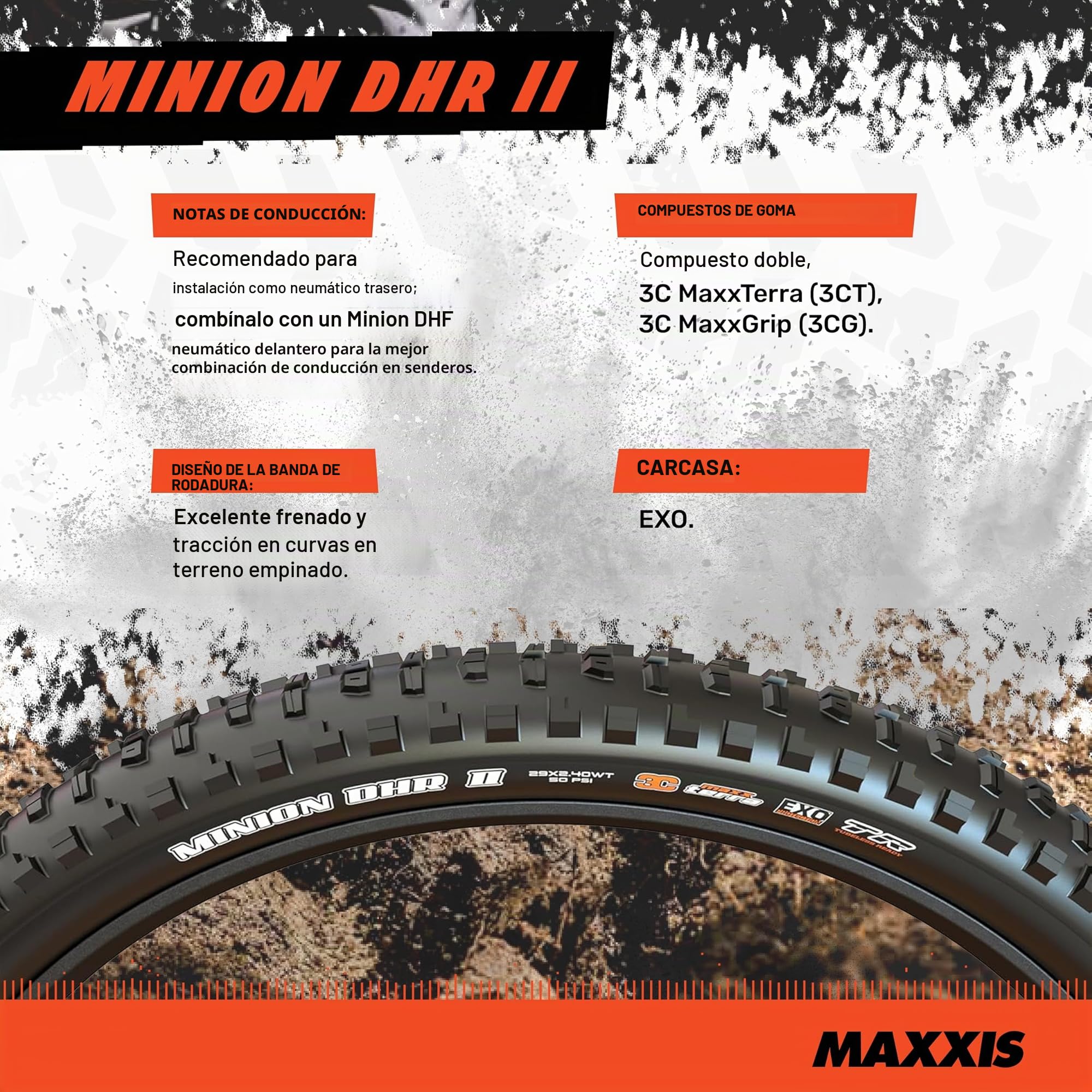 Maxxis Fahrrad Reifen Minion DHR II WT Exo // Alle Größen