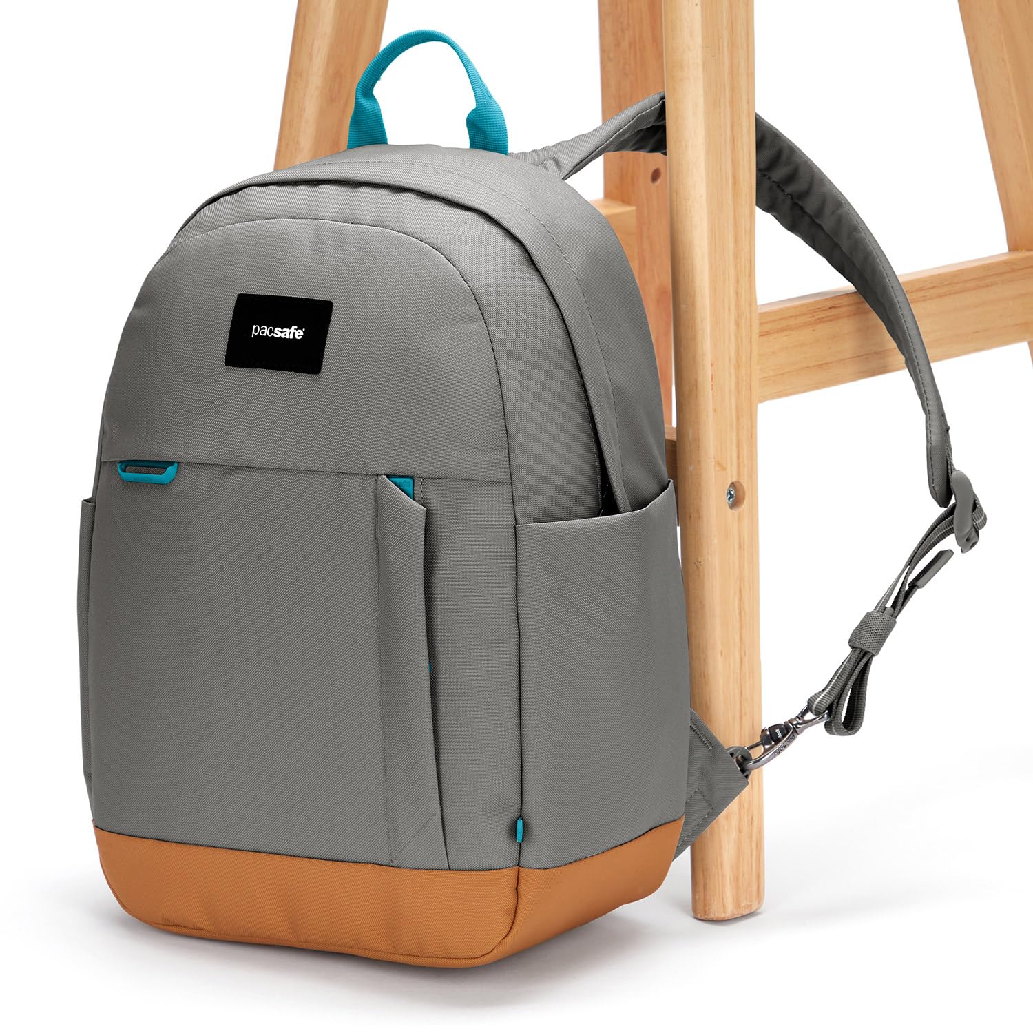 Pacsafe Go Anti-Diebstahl-Rucksack, 15 l, Stein, 15 Litre
