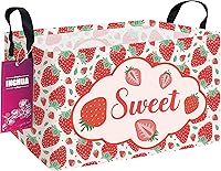 Vista 27 de Cesta de almacenamiento rectangular de tela, organizador de cesta para juguetes, libros, ropa, regalos, mascotas - Perfecta para el hogar, oficina