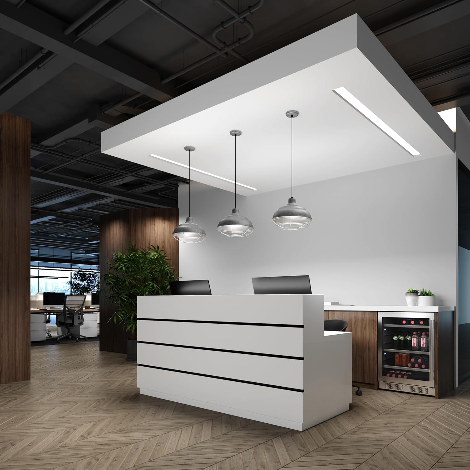 ML Lighting RWHC14-GA Restoration One Light Pendant from R Series Collection in Pewter, Nickel, Silver Finish, Galvanized