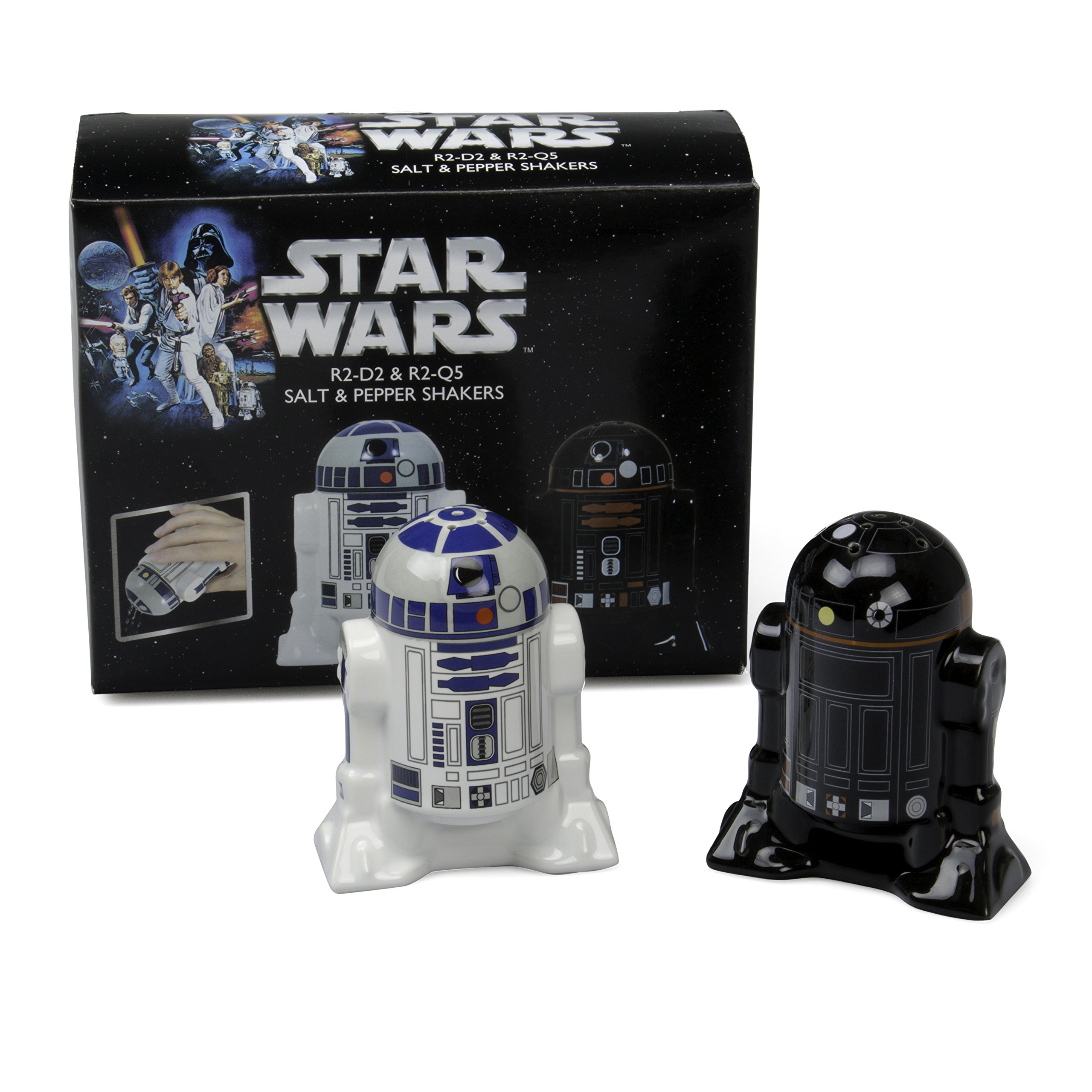 Amazon.com: Star Wars Droid Salt and Pepper Shakers - Ceramic R2