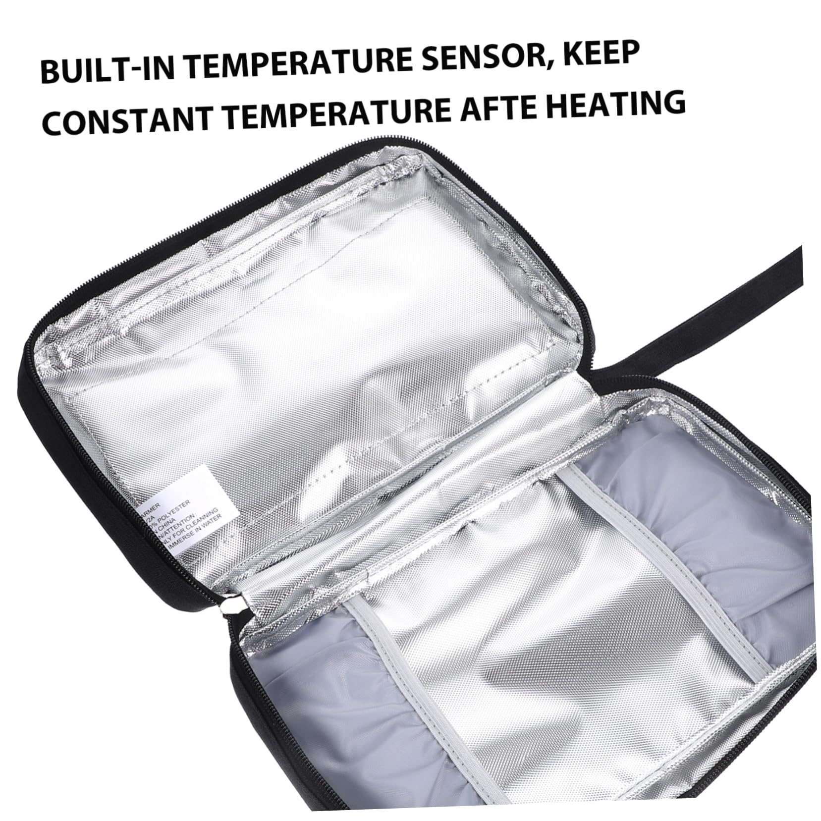 ibasenice Tragbarer USB Feuchttücher Erwärmer mit Einstellbarer Temperatur und Wärmeerhaltung aus Polyester für Geeignet für Indoor und Outdoor Nutzung