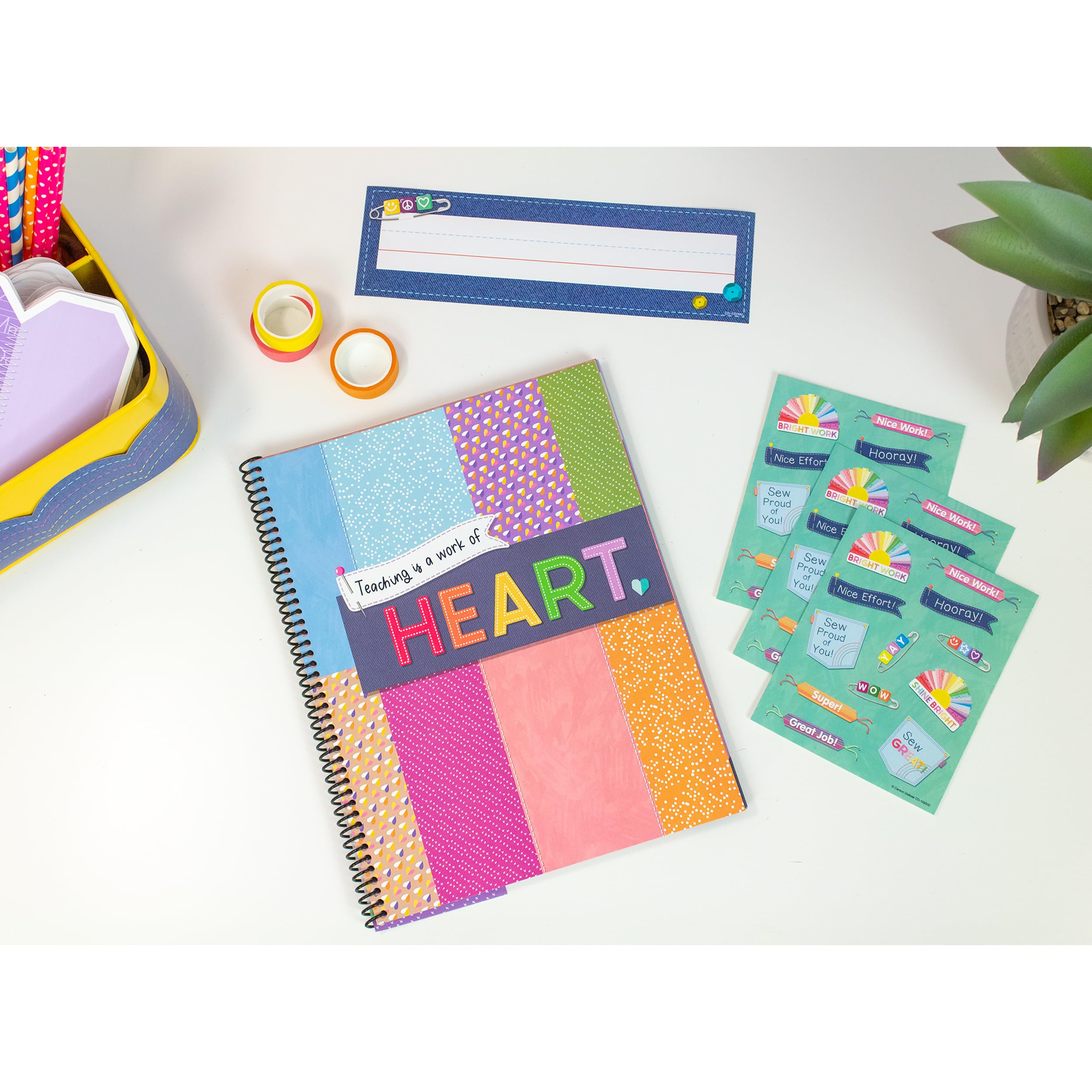 Snapklik.com : Carson Dellosa Crafty And Cool 36PC Name Labels For Kids