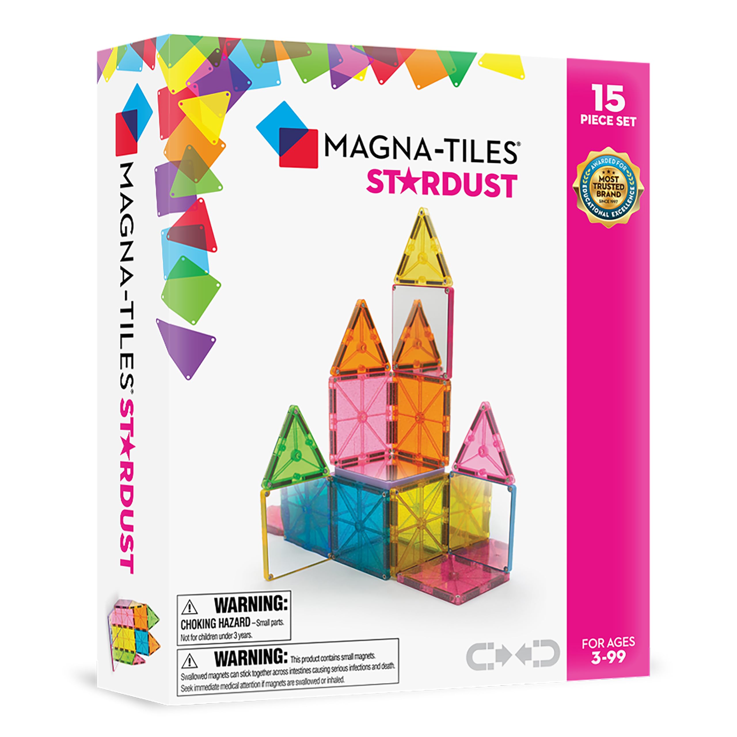 MAGNA-TILES® Stardust 15-Piece Set