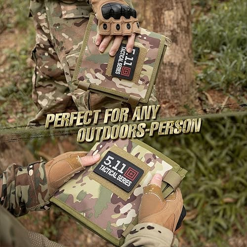 Miniatura 5 de KOSIBATE Funda de mapa, protector de mapa militar, resistente al agua, soporte para mapas, para exteriores o senderismo