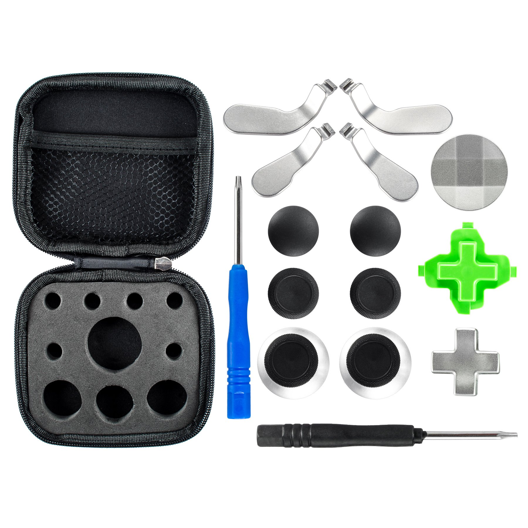 Ps4 Xbox One Magnetic Metal Thumpsticks Joysticks Analogsticks Touches à capuchons pour PS4 Xbox One S Elite Slim Pro Nintendo Switch