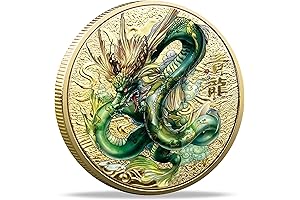 Authentic Chinese Dragon Coin - Lucky Talisman for Good Fortune and Prosperity