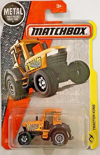 Matchbox 2017 MBX Construction Tractor King 37/125, naranja