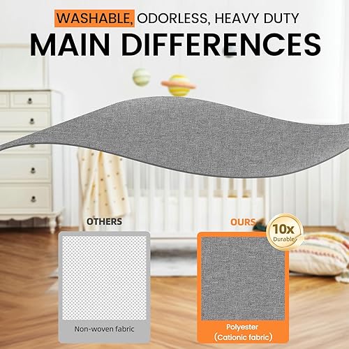 Miniatura 4 de Paquete de 3 organizadores para separar la ropa interior y los calcetines organizadores de cajones con 64 celdas organizadores de tela plegables