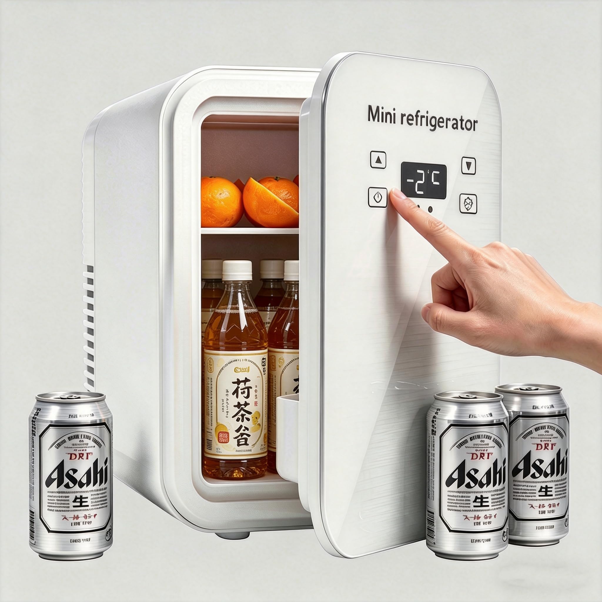 Amazon | 8L小型冷温庫 ミニ冷蔵庫 2°C~65°C温度調節 LCD表示 ペルチェ