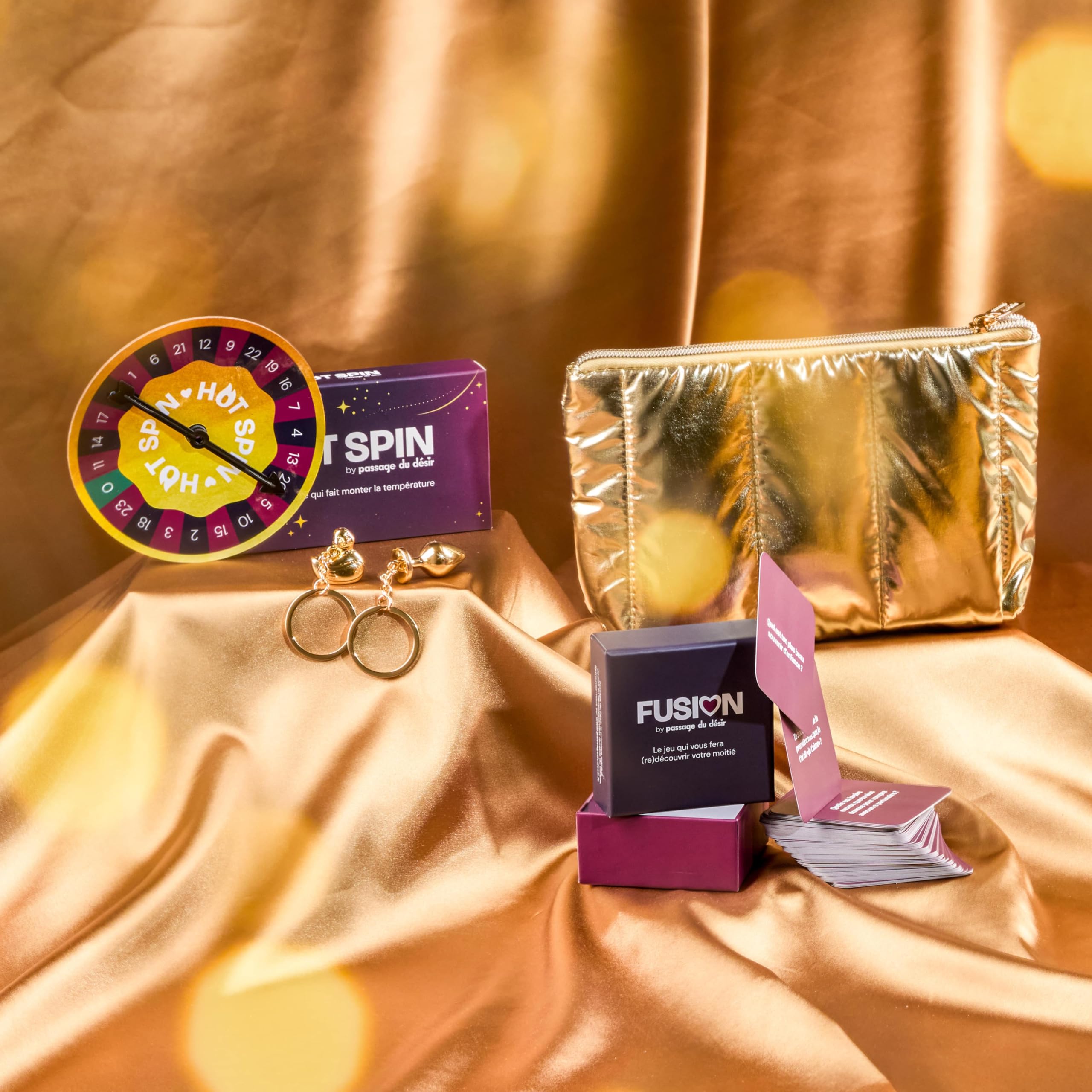 Passage du Désir | Calendrier de l'Avent Deluxe Passage du Désir x Womanizer | Calendrier sexy pour couple | Calendrier de l'avent 2025 | Couple ou Solo | Romantique | 24 Surprises