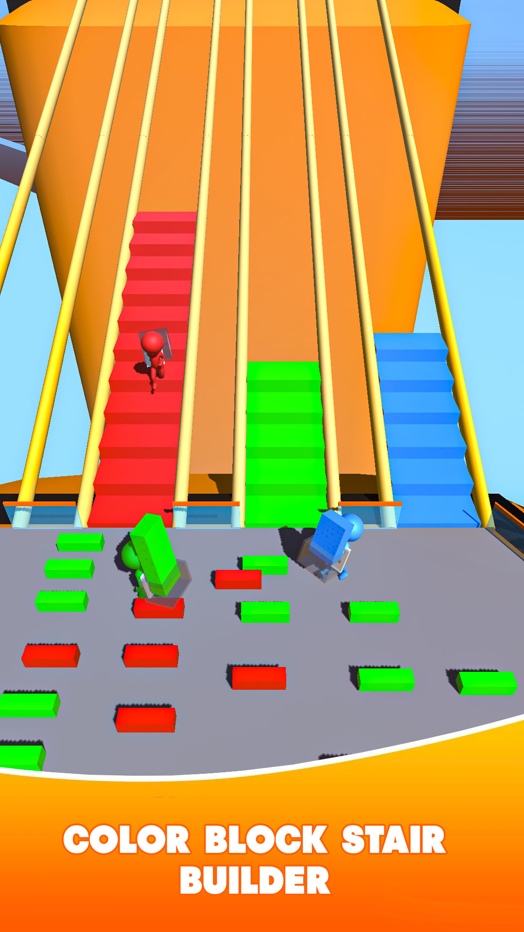 Bridge Run Stack Race Master 3D: Color Block Stair Builder, Fun Rush ...