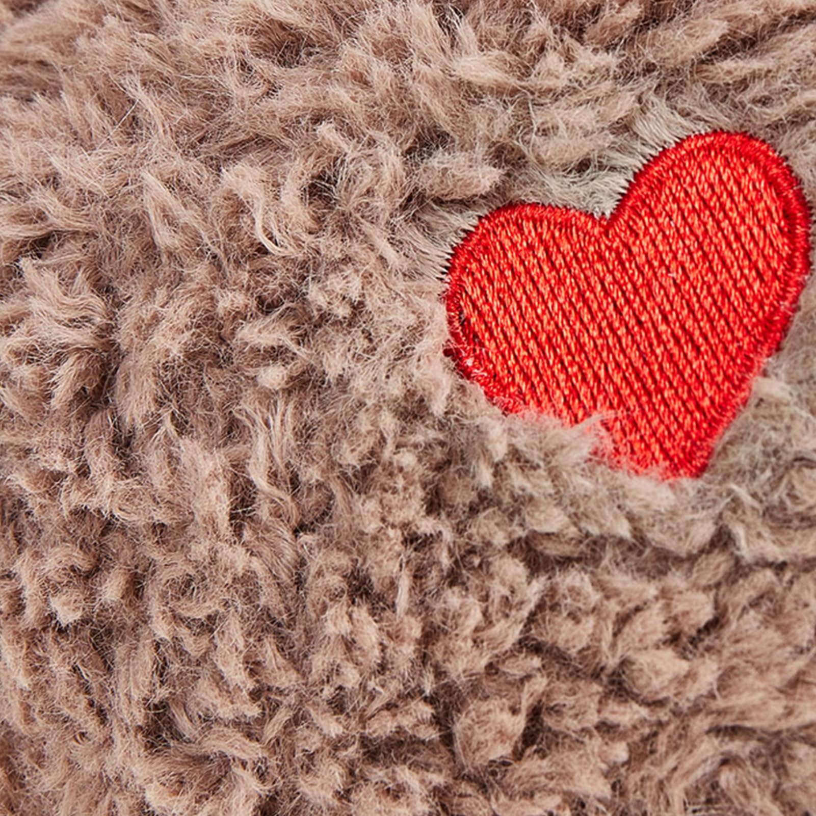 Générique en Peluche pour Chien, Peluche Simulant Un Cœur Qui Bat pour Chien, Ours en Doudou Apaisant pour Chats Et Chaton
