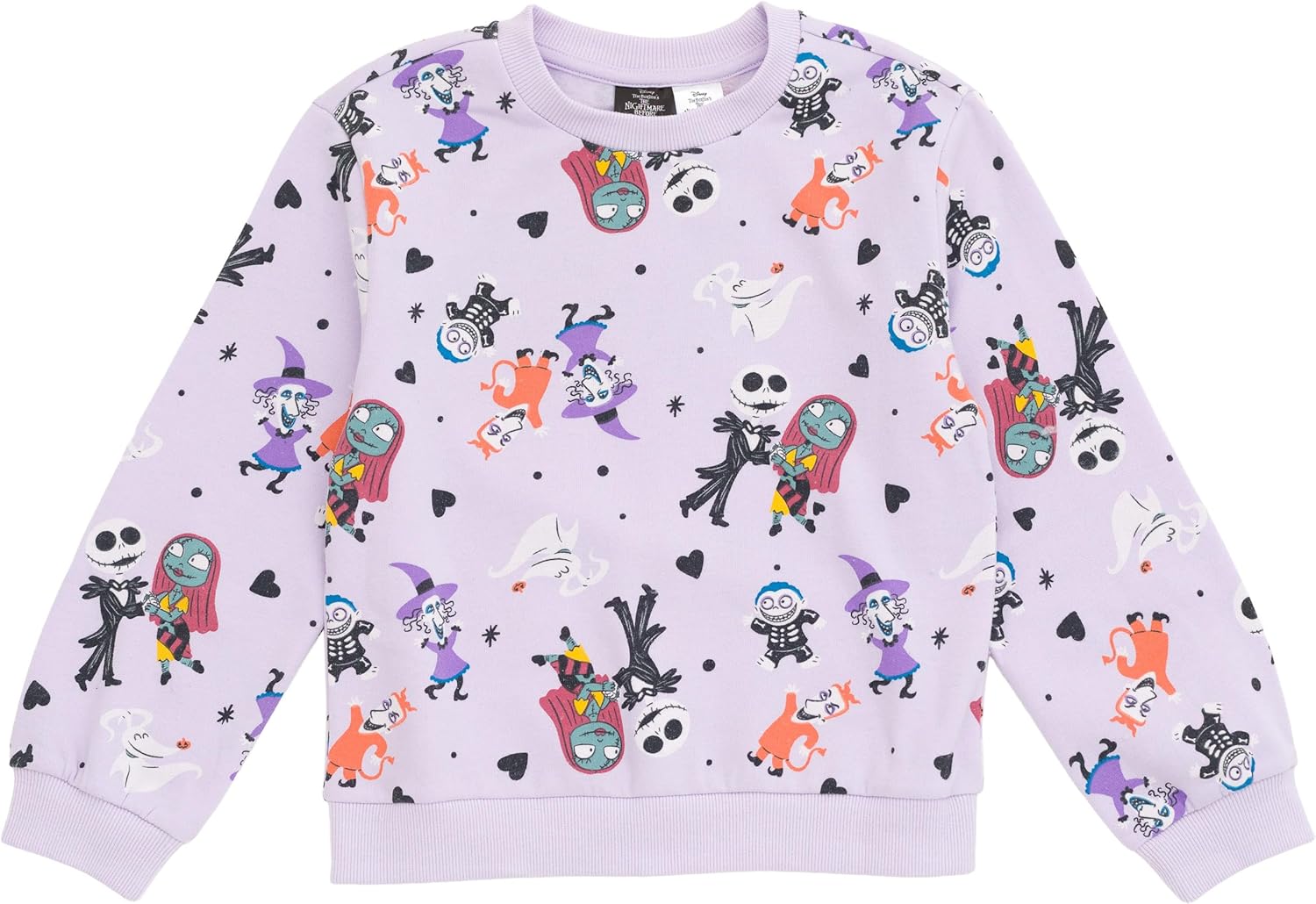 Disney Girls Fleece Sweatshirt and Jogger Pants Outfit Set Newborn to Big Kid Sizes (Newborn - 14-16)
