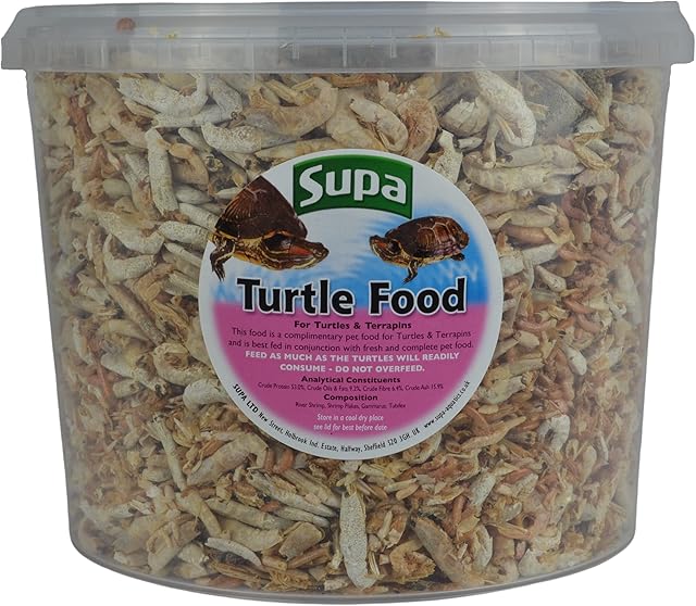 Supa Turtle & Terrapins Food Superior Mix 3 Litre Bucket | Made Using Premium Quality Natural Ingredients