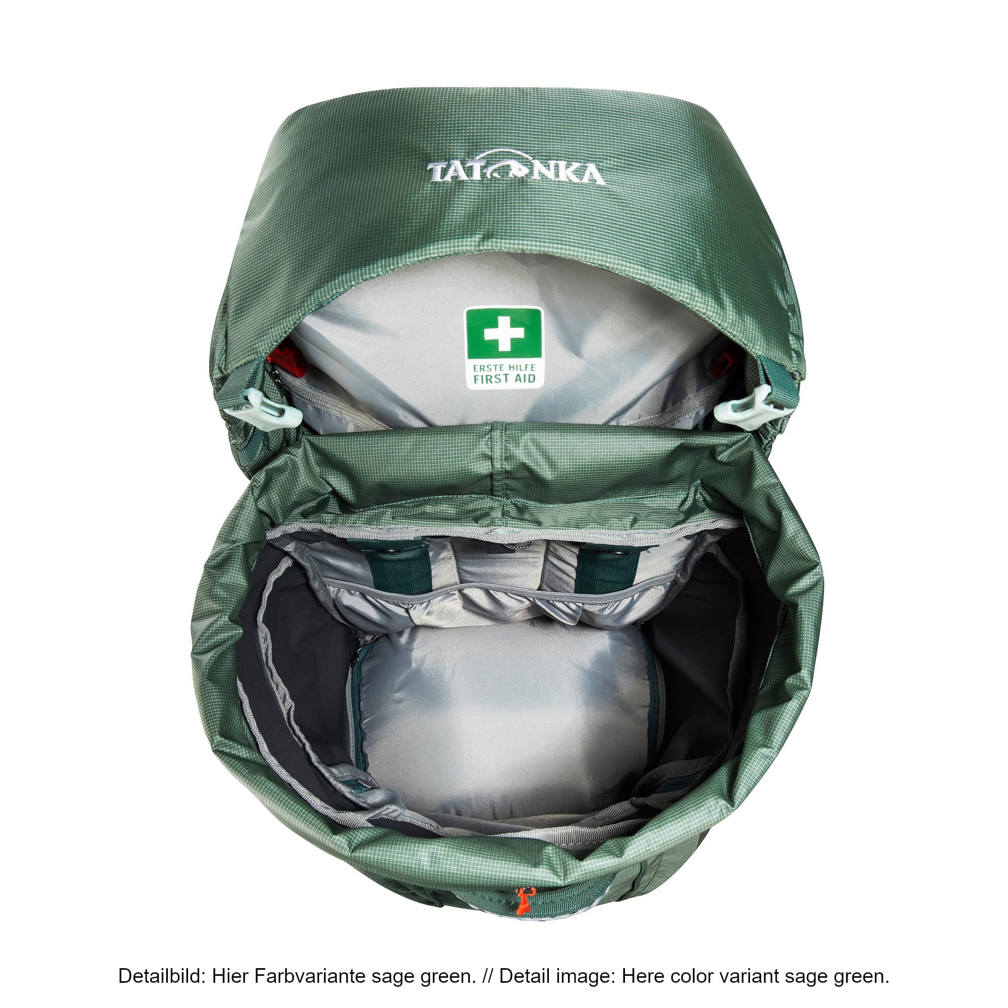 Tatonka Yukon 50+10 - Trekkingrucksack mit Frontzugriff, verstellbarem Rückensystem, extra Bodenfach, Regenhülle und 60 Liter Volumen