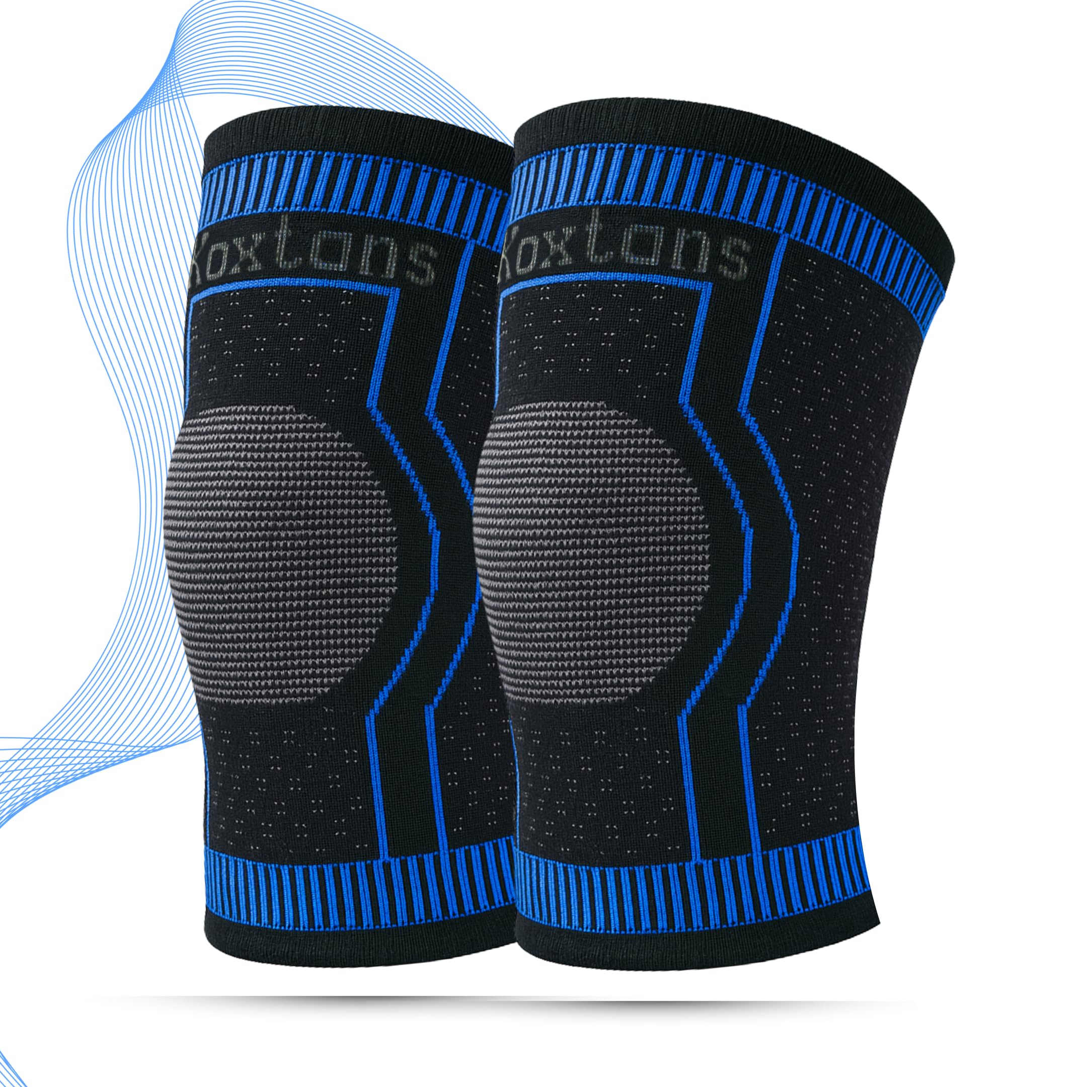 Koxtons Knee Caps for Women and Knee Support for Men, Anatomically Designed with 3D Seamless & Angular Design for Enhanc