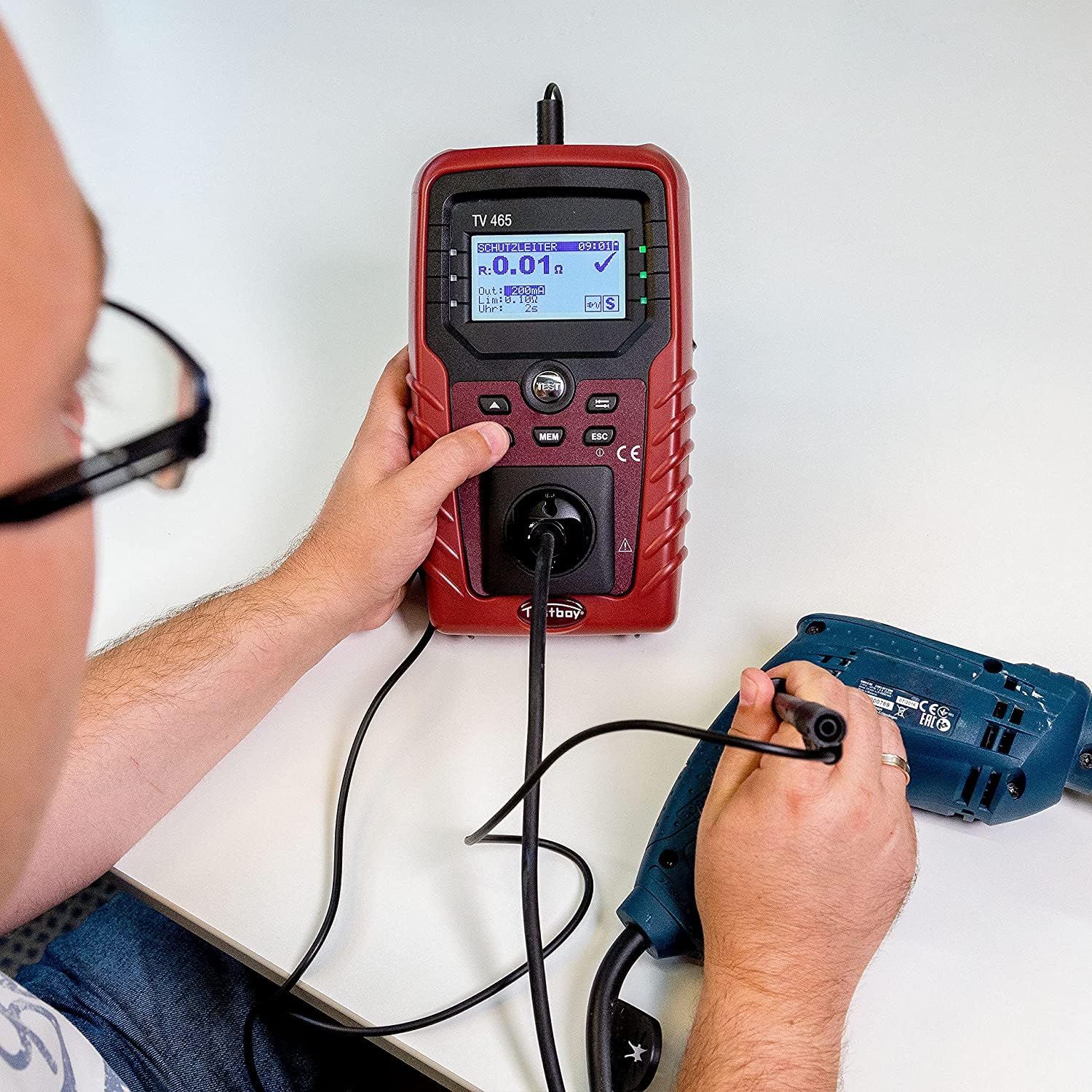 Testboy TV 465 PRO Plus Gerätetester Nach DIN VDE  Produktbild-Vorschau 9