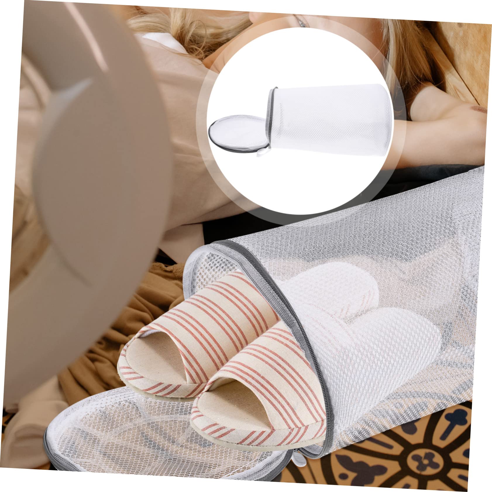 Cabilock 6piezas Bolsa Lavadora De Zapatillas De Protector De Calzado Para Lavadoras Saco De Limpieza y Almacenamiento De Zapatillas Para Viajes y Organización Del Hogar