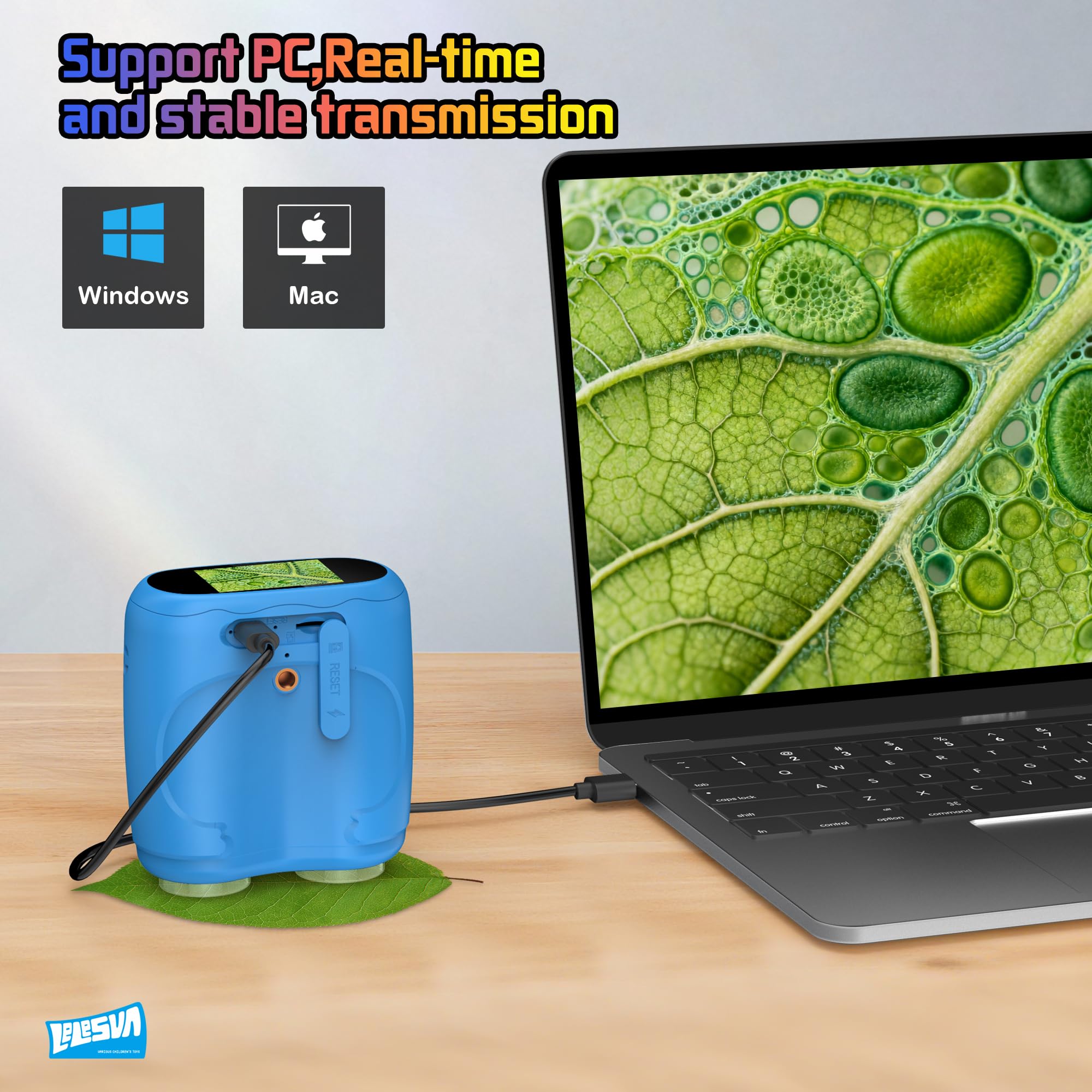 2 in 1 Microscope and Telescope, Portable Mini Pocket 1000X Handheld Microscopes - Image 3