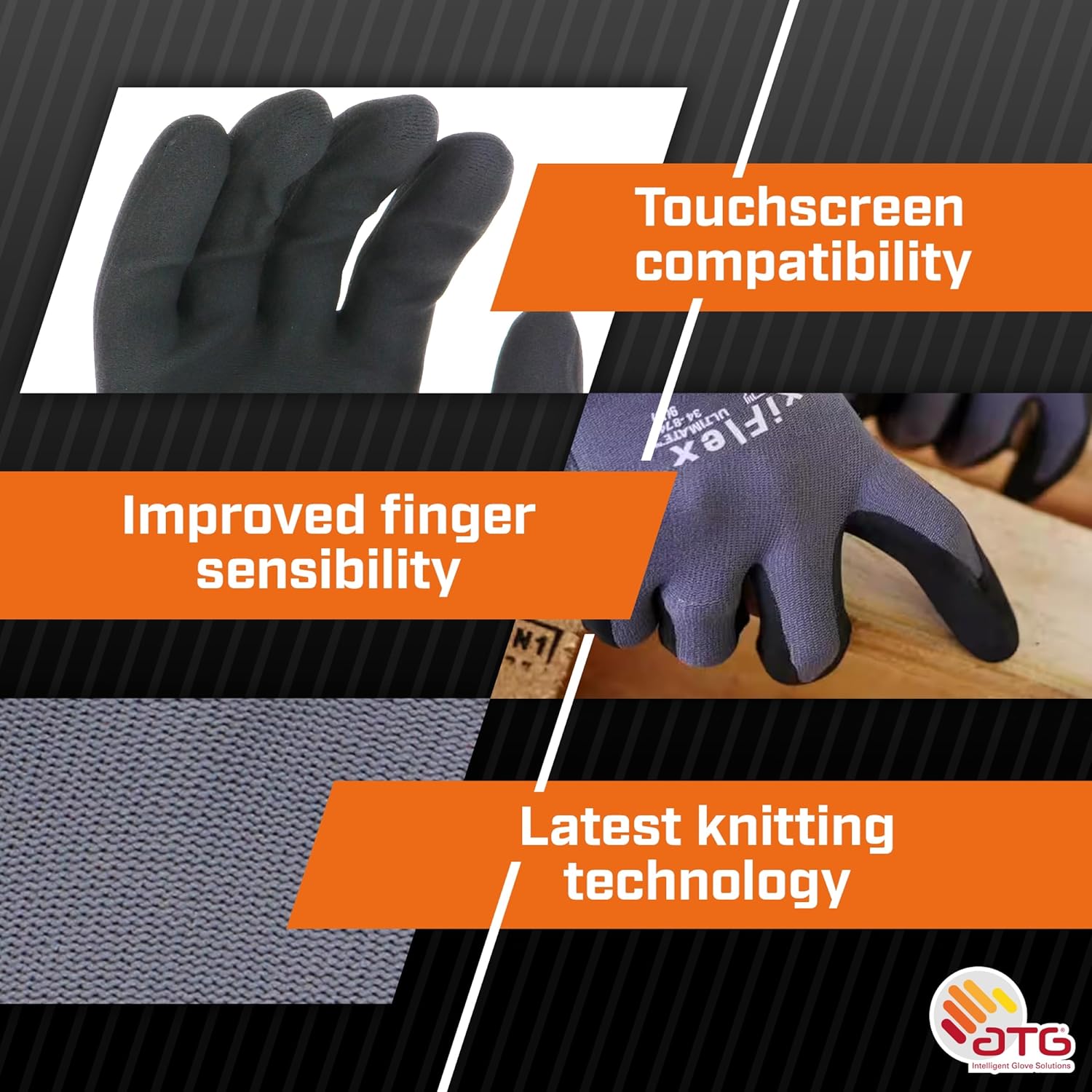 PIP ATG 34-874 Maxiflex Coated Work Gloves As Low As $3.95 Per Pair