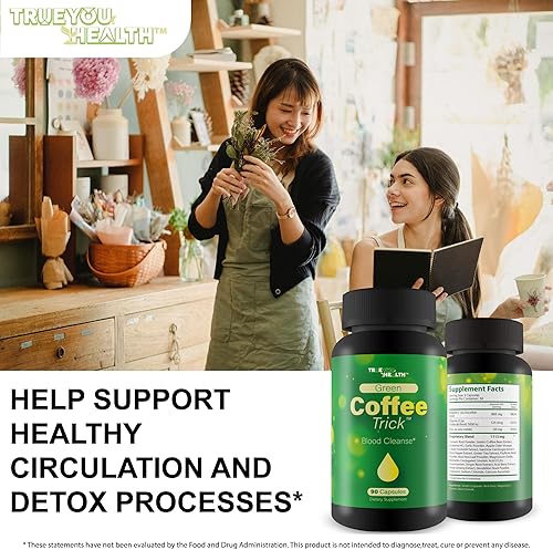 Miniatura 6 de Green Coffee Trick Detox Cleanse - Green Coffee Bean Extract, Turmeric, Green Tea Extract, Garcinia Cambogia Extract & More - Supercharge Your Gut