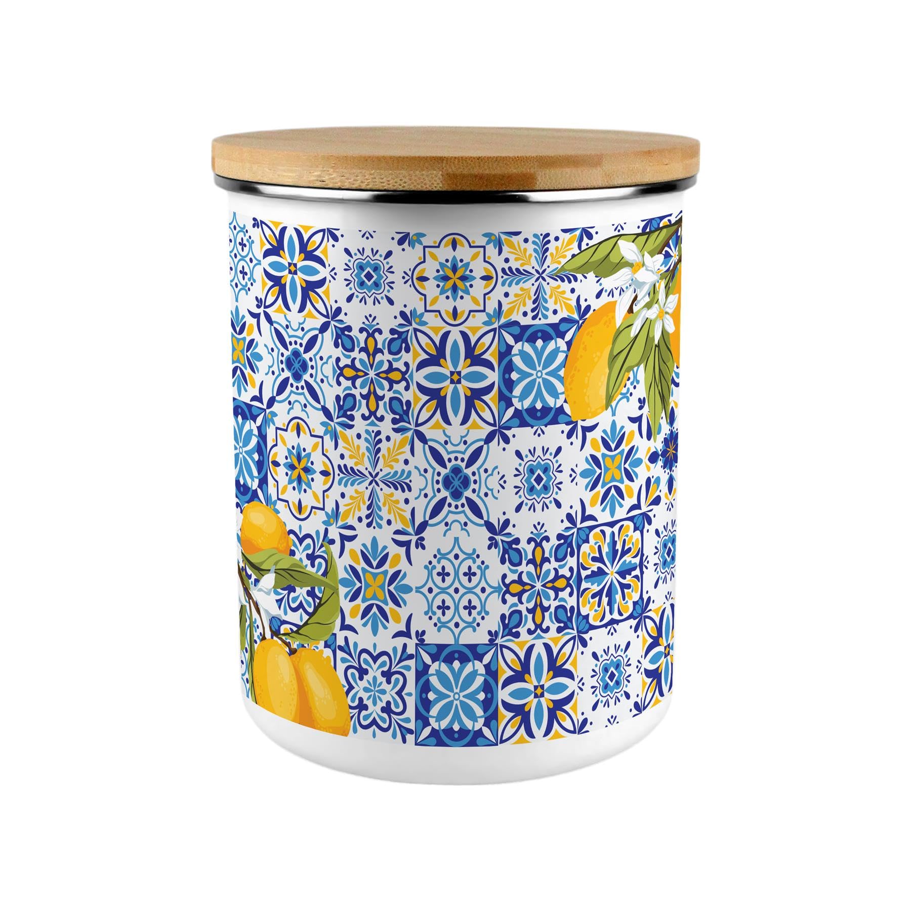 Amalfi Storage Tin - 2.7L Extra-Large Home & Kitchen Container
