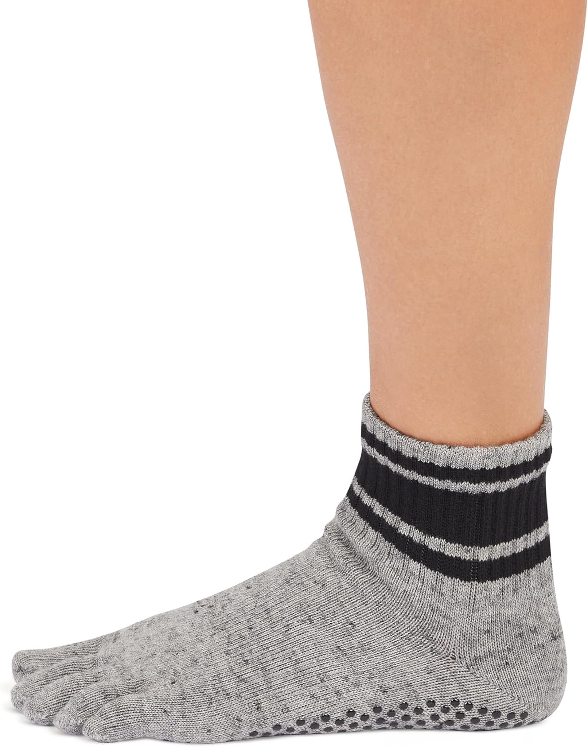 toesox Grip Full Toe Socks – Women's Toe Socks for Yoga, Pilates, Barre & Studio Workouts