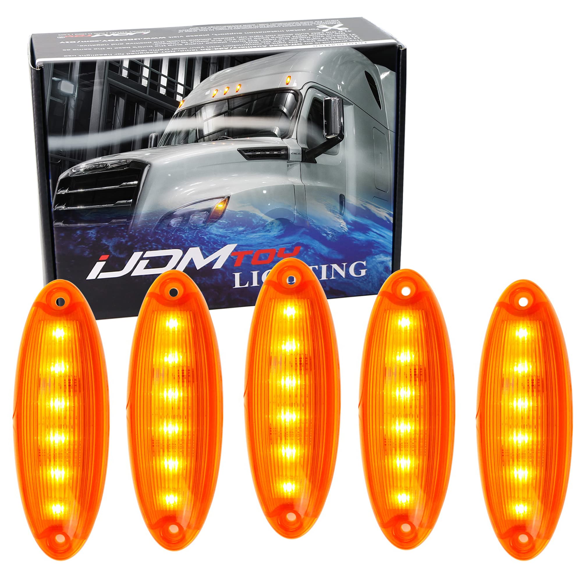 LANDY ランディ Amazon.com: iJDMTOY White/Clear Lens Amber Full LED Front