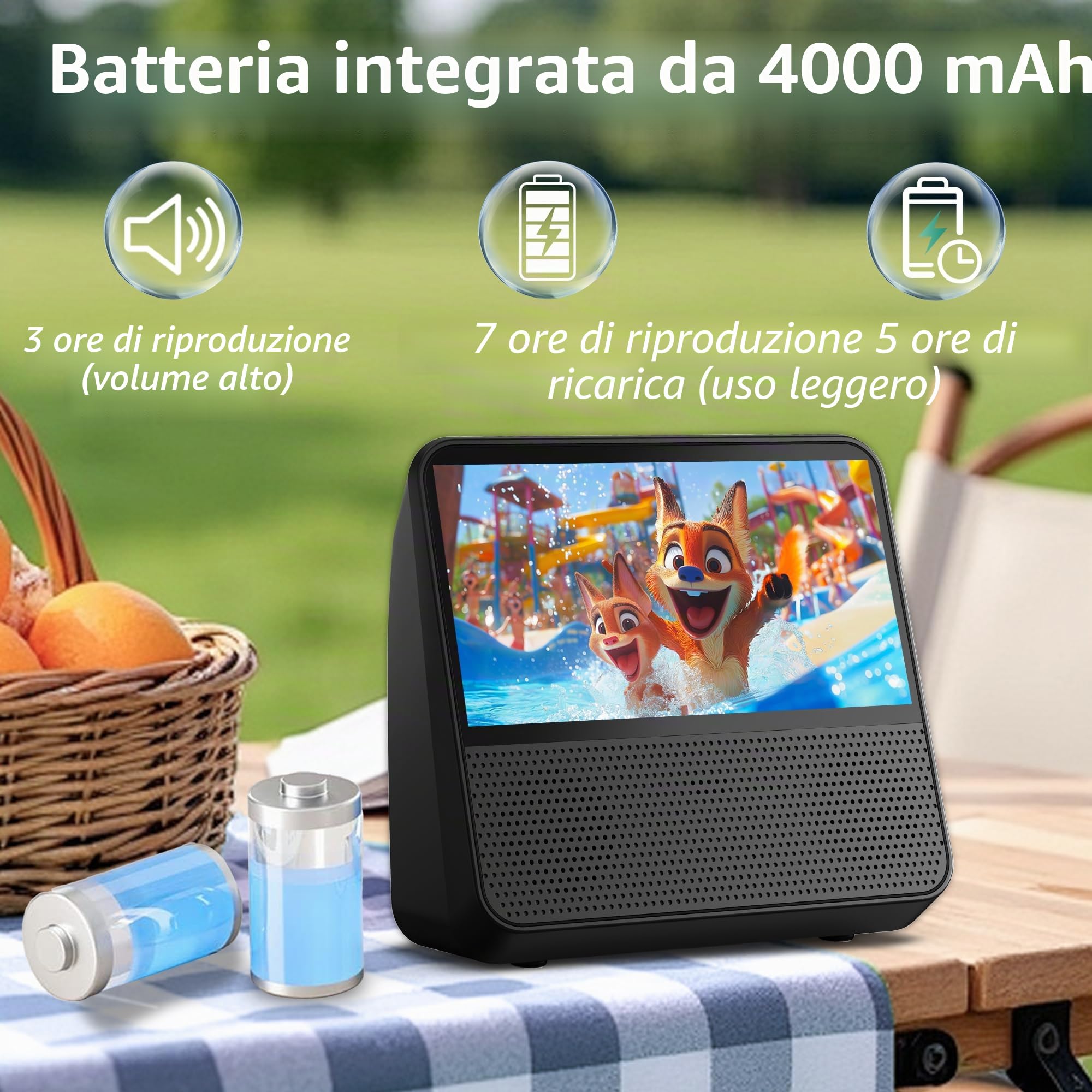 Lettore DVD portatile | Supporta disco/Bluetooth/USB/AV, tutti i lettori CD DVD per auto con luminosità regolabile, bianco